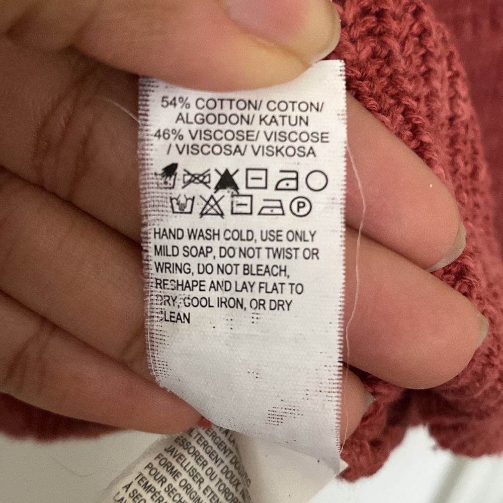 Rust Color Lucky Brand Sweater - Picture 5 of 5